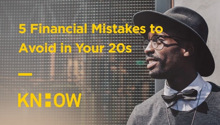 5 Financial Mistakes to Avoid in Your 20s