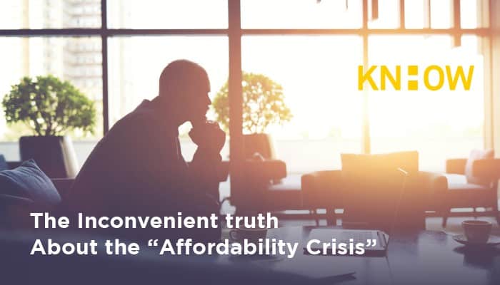 The Inconvenient Truth About the Affordability Crisis