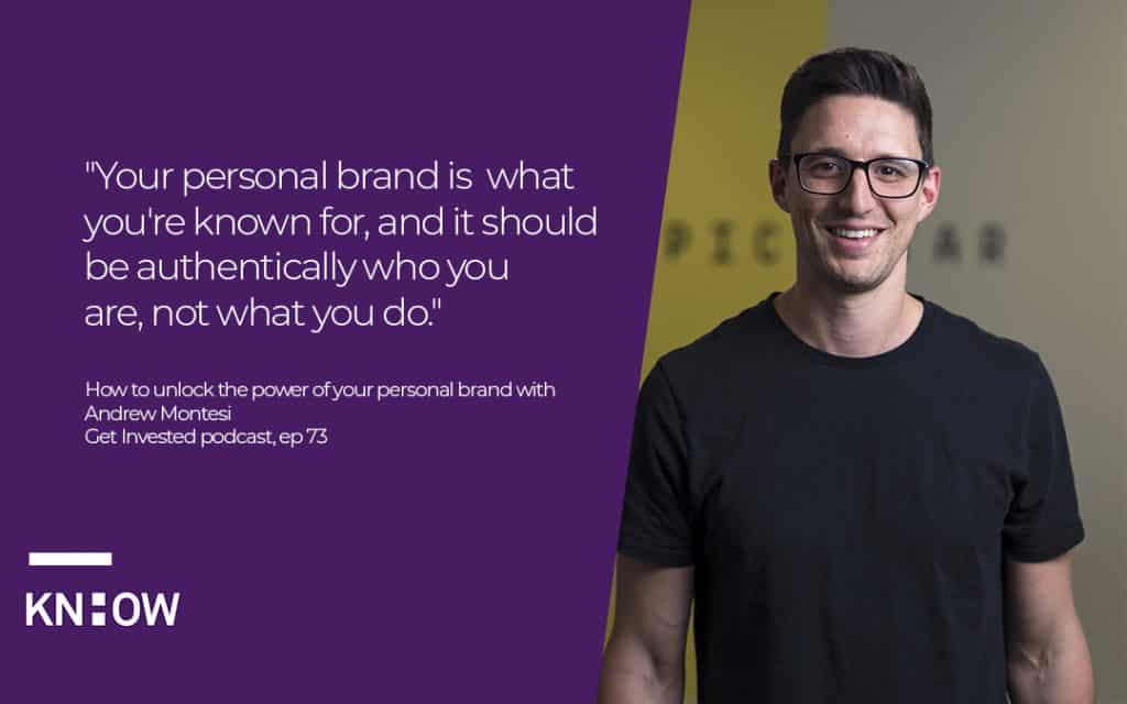 andrew montesi personal brand